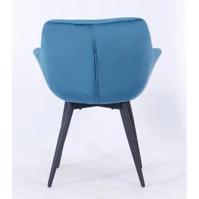 Not Yet Made - Made To Order Set of Spanish Armchairs in Grey Velvet by Spanish Manufactory For Sale - Image 5 of 6