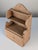 1950s Hand-Carved Folk Art Pine Cutlery Rack with Drawer, 1950s For Sale - Image 5 of 18