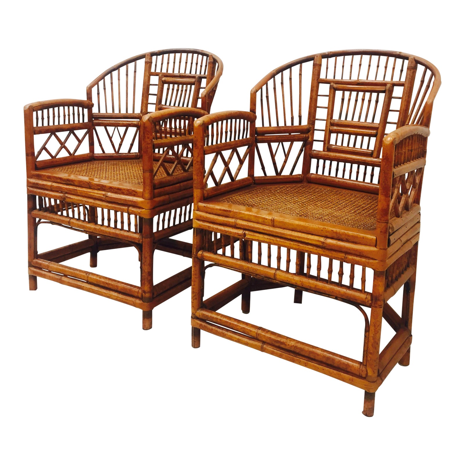 Vintage Brighton Pavilion Chairs A Pair Chairish
