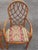 Mid 20th Century Vintage Coastal Web Back Rattan Dining Chairs Styled After Ficks Reed - Set of 2 For Sale - Image 4 of 11