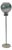 Floor Lamp with Marble Base and Murano Glass, 1950s For Sale