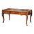 19th Century French Louis XV Leather Top Walnut Partner Desk With Bronze Mounts For Sale