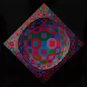 Victor Vasarely, PLANETARY, Etching