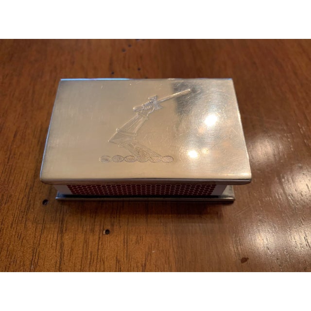 Vintage Silver Matchbook Covers - A Pair For Sale In Kansas City - Image 6 of 7