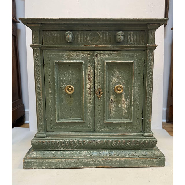 17th Century Small 17th Century Italian Renaissance Cabinet For Sale - Image 5 of 11