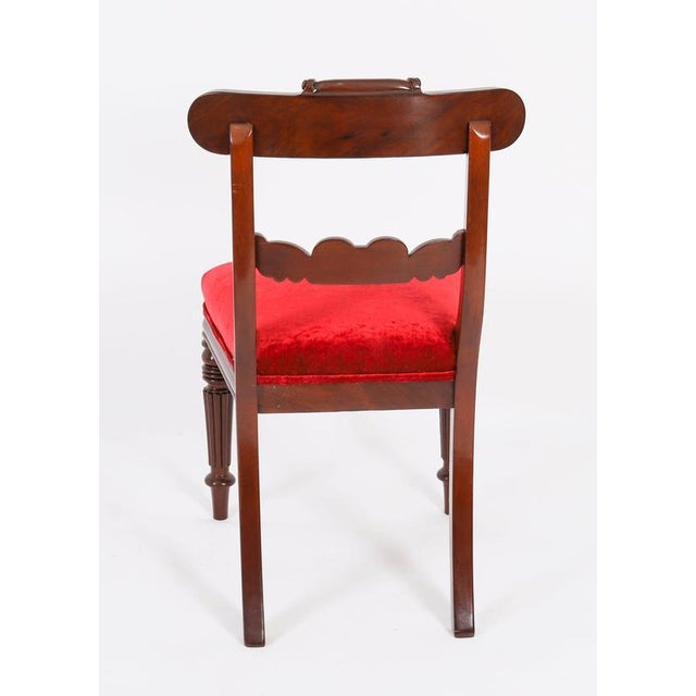 Antique 19th Century Regency Flame Mahogany High Dining Chairs, Set of 10 For Sale - Image 13 of 18