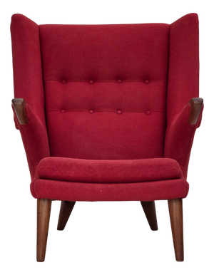 Vintage Danish Teddy Chair in Wool by Bent Møller Jepsen, 1970s