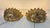 Italian Gilt Metal Lotus Flower Wall Sconces, 1980s, Set of 2 For Sale - Image 9 of 13