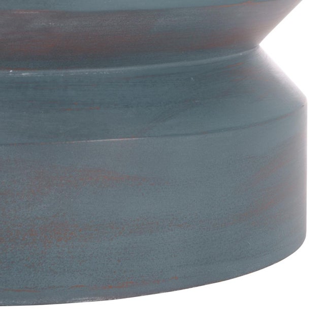 Early 21st Century Joscelyne Accent Tablle in Antique Blue For Sale - Image 5 of 6