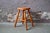 Contemporary Vintage Pine Farm Stool For Sale - Image 3 of 9