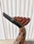 This vintage striking, large-scale Balinese folk art sculpture depicts a stylized mythical bird—likely a Hansa (sacred...