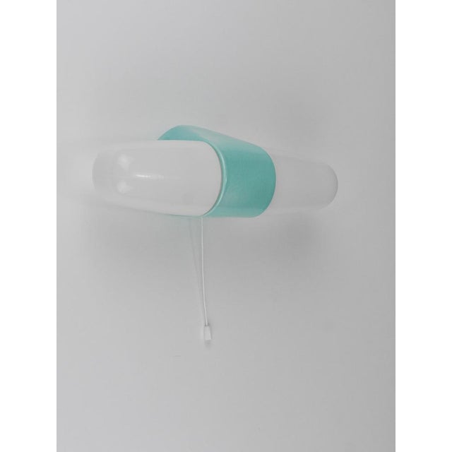 Bauhaus Turquoise Double Sconce Wall Light, Germany, 1950s For Sale - Image 9 of 17