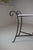 French Modern Style Wrought Iron Tables With White Stone Tops For Sale - Image 11 of 15