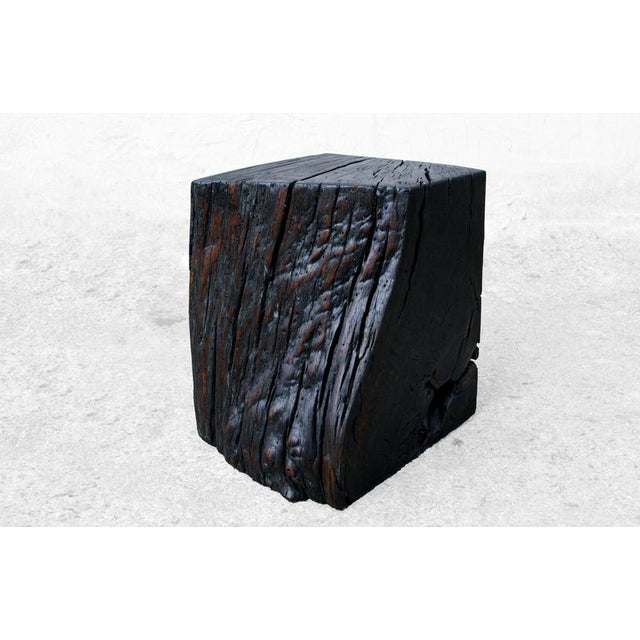 W2376 Stool in Oxidized Oak by Jörg Pietschmann For Sale - Image 12 of 18