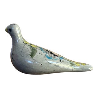 Vintage Mexican Tonala Pottery Dove Bird For Sale