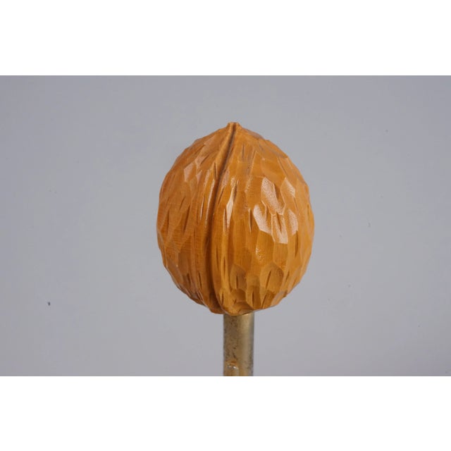 Wood Bowl with Nutcracker by Aldo Tura for Macabo, 1960s For Sale - Image 7 of 9