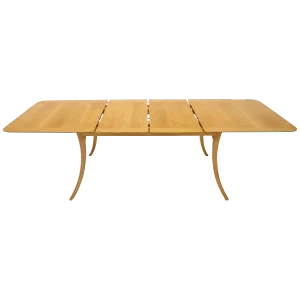 Gibbings for Widdicomb Klismos Style Dining Table with Two Extension Boards