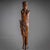 Sculpture of Christ in the Romanesque Style, 19th-20th Century, Wood For Sale - Image 15 of 15