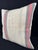 Turkish Hemp Pillow Cushion Natural Beige Pink Pillow Cushion Cover 24x24 For Sale - Image 4 of 4