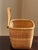 Late 20th Century Vintage Nantucket Style Wall Pocket Basket For Sale - Image 5 of 13