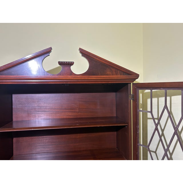 Antique Mahogany Curio Cabinet For Sale In Minneapolis - Image 6 of 18