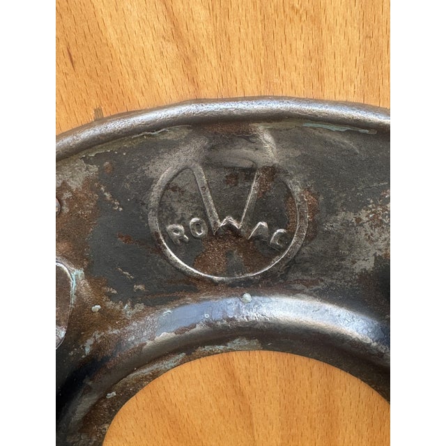 Industrial Work Stool from Rowac, 1930s For Sale - Image 9 of 10