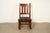 Mission Stickley Brothers Antique Mission Oak Arts & Crafts Sewing Rocking Chair, Circa 1900 For Sale - Image 3 of 11