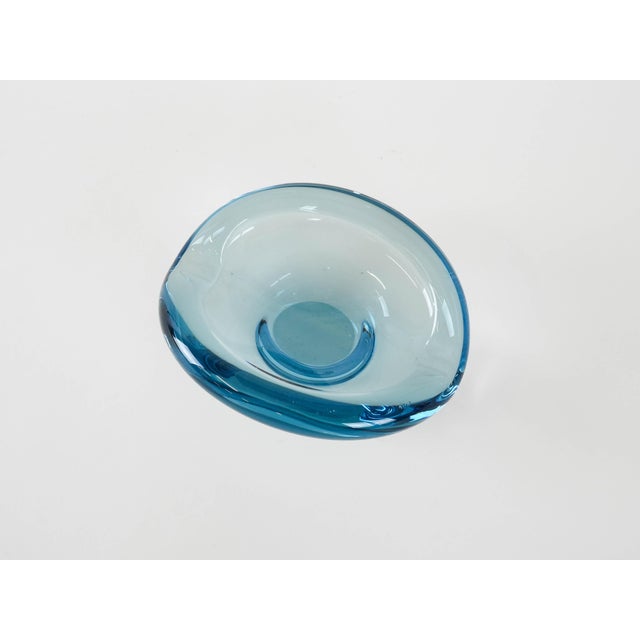 Vintage Danish Glass Plate by Per Lütken for Holmegaard, 1960s For Sale - Image 6 of 9