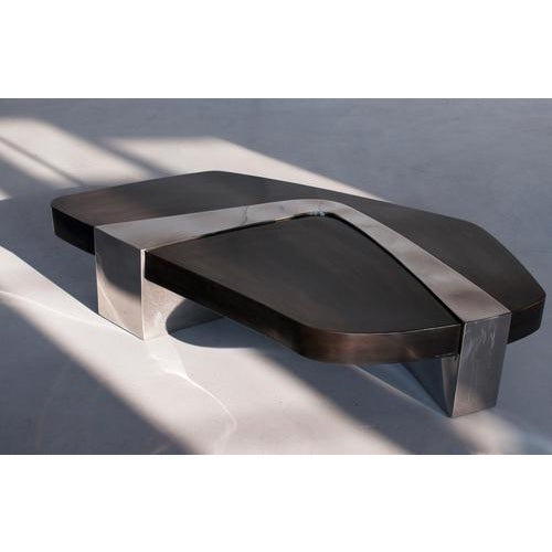Not Yet Made - Made To Order Limited Edition Steel London Table by Pol Quadens For Sale - Image 5 of 7