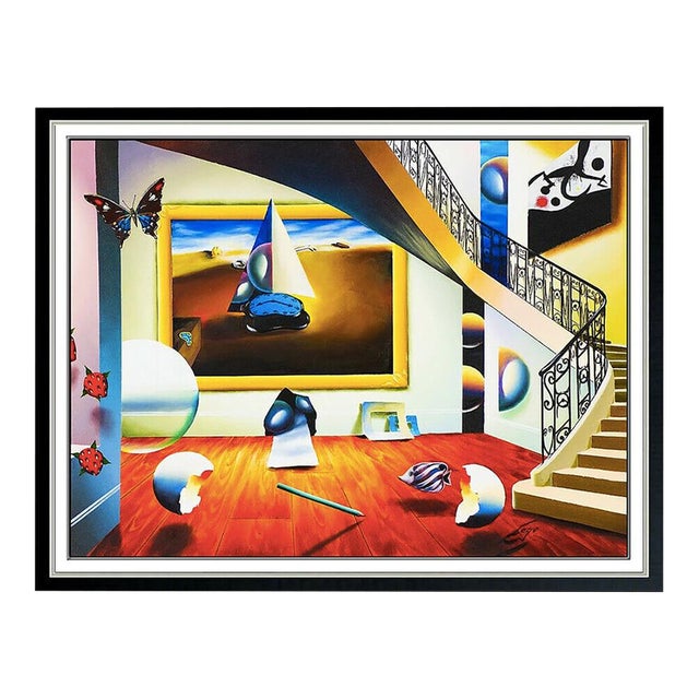 Late 20th Century Stairway to Miro, Ferjo For Sale