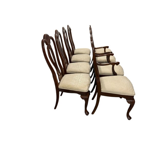 Queen Anne Universal Furniture Chippendale Dining Chairs - Set of 8 For Sale - Image 3 of 12