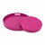 Saint Tropez Round Tray Set of 2 - Fuchsia For Sale In Chicago - Image 6 of 10