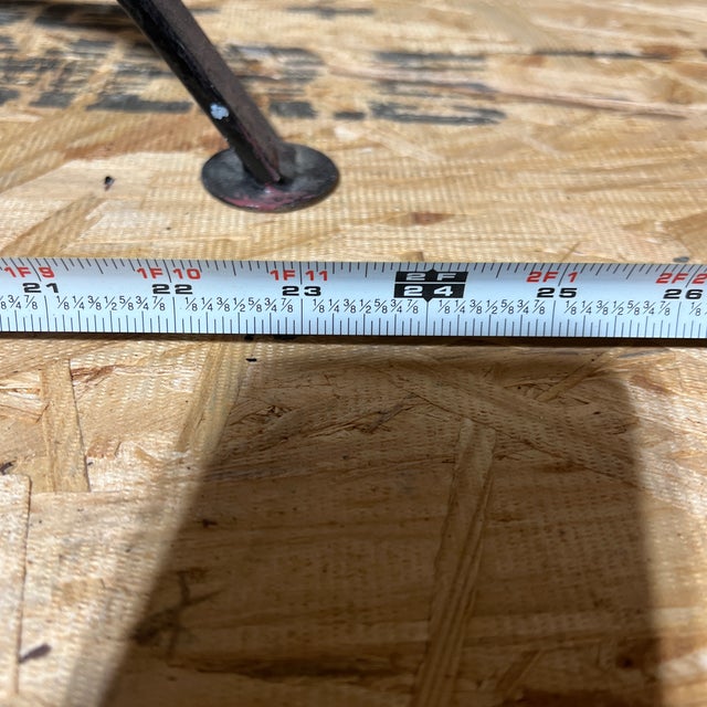 Metal 1970s Savonarola Base Iron Scrolling Accent Chair For Sale - Image 7 of 8