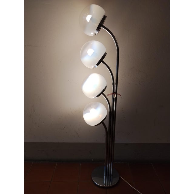 Murano Glass Floor Lamp attributed to Goffredo Reggiani, 1960s For Sale - Image 16 of 18
