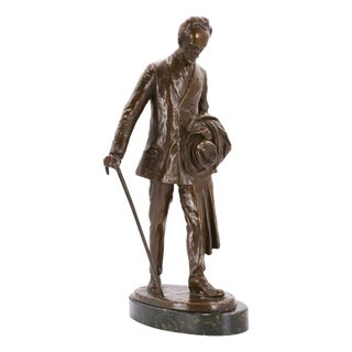 Curt Gitschmann, Gerhart Hauptmann, 1912, Bronze For Sale