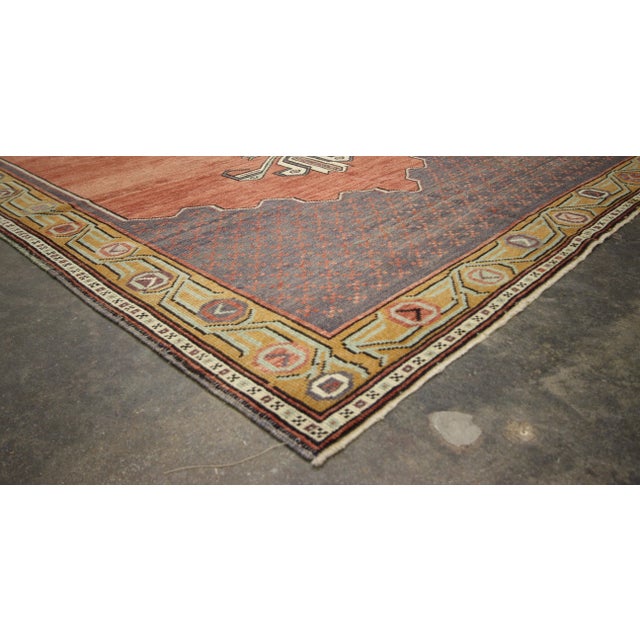 Vintage Turkish Oushak Rug - 5'02 X 11'04 For Sale In Dallas - Image 6 of 8