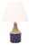 Vintage Blue Ceramic Table Lamp by Maria Philippi for Søholm, 1960s For Sale