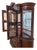 Traditional Ornate Carved Wood China Cabinet / Curio Display Hutch For Sale