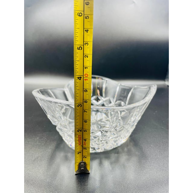 Late 20th Century Waterford Crystal Sweetheart Candy/Trinket Bowl For Sale - Image 10 of 12
