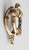 Antique Art Nouveau French Gilt Bronze Floral Door Knocker For Sale - Image 4 of 8