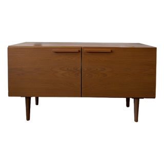 Vintage Teak Compact Cabinet For Sale
