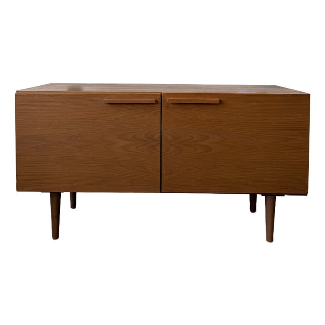 Vintage Teak Compact Cabinet For Sale