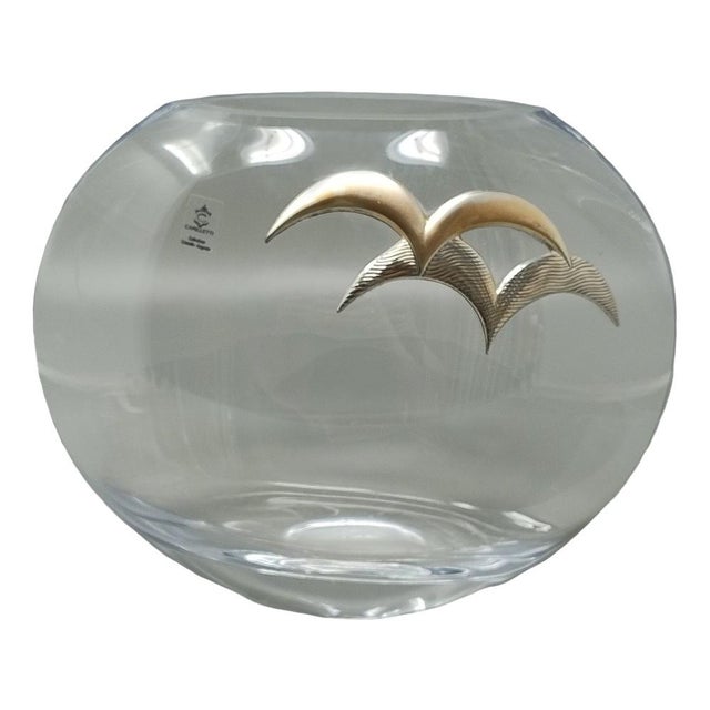 Silver Vase in Crystal and Silver by Camilletti, 1970s For Sale - Image 8 of 8