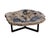 Petrified Wood Coffee Table with Crystals by Xyleia Petrified Wood For Sale - Image 6 of 6
