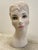 Vintage 1970s Hat Wig Stand Head Store DIsplay Long Neck Ceramic Mannequin For Sale In San Francisco - Image 6 of 12