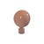 This hand-lacquered lamp finial by Dressing Rooms Interiors Studio features a high-gloss Blush finish designed to add a...