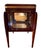 Brown Versace Style Burl & Brass Greek Key Display Curio Vitrine. Italy, 20th Century. For Sale - Image 8 of 8