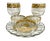 Mid Century Modern Culver Valencia 22k Gold - 6 Piece Set For Sale In Birmingham - Image 6 of 9