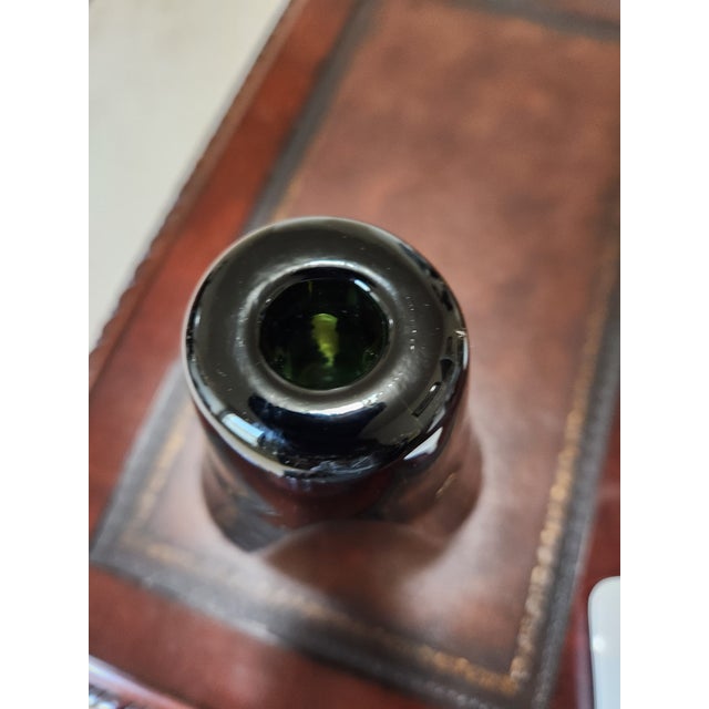 Large Vintage Murano Sommerso Art Glass Vase Flavio Poli / Seguso Style - Amber For Sale In Dallas - Image 6 of 7