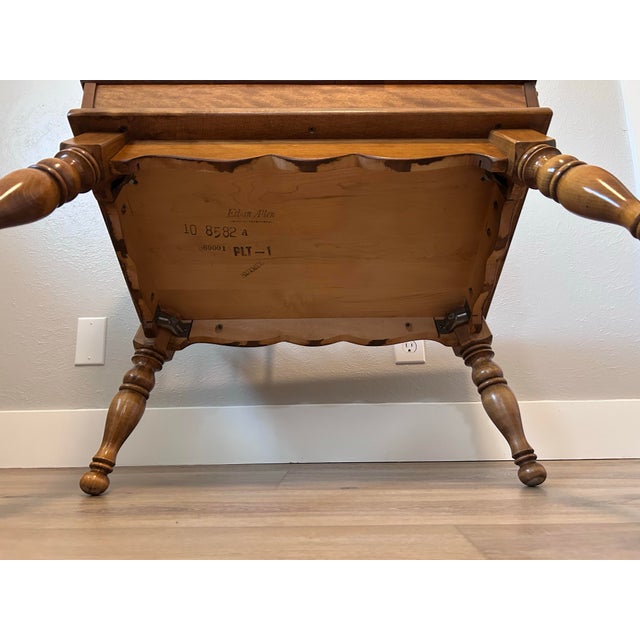 Vintage Ethan Allen Side Table For Sale - Image 9 of 10